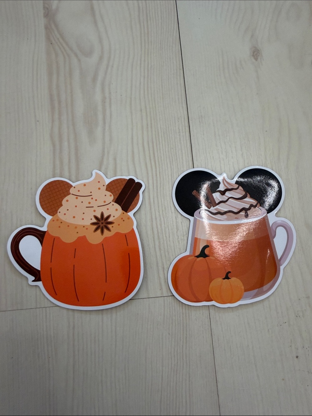 Autumn Pumpkin Spice Mug Sticker – Orange